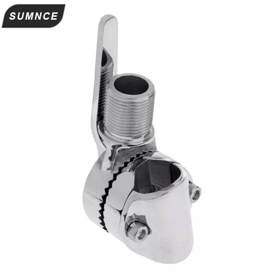 Pipe clamp antenna pedestal 316 stainless steel Marine adjustable antenna pedestal yacht universal base