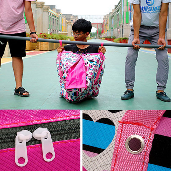 Cross-border Water-repellent Duffel Bag Large Thickened 175g Large Perforated Travel Duffel Bag Non-woven Fabric Moving Bag