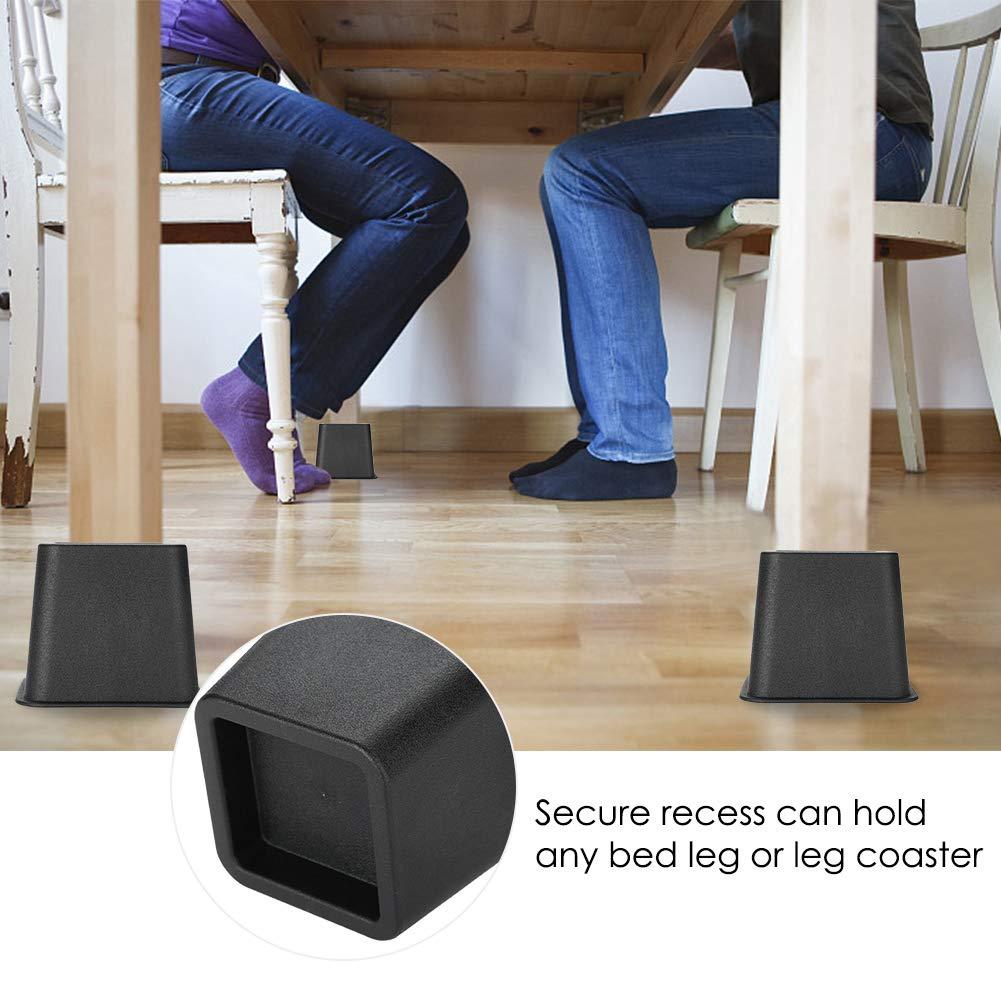 Large slope bottom width sofa feet furniture accessories Square 3 inches high four-piece pad high bed foot pad