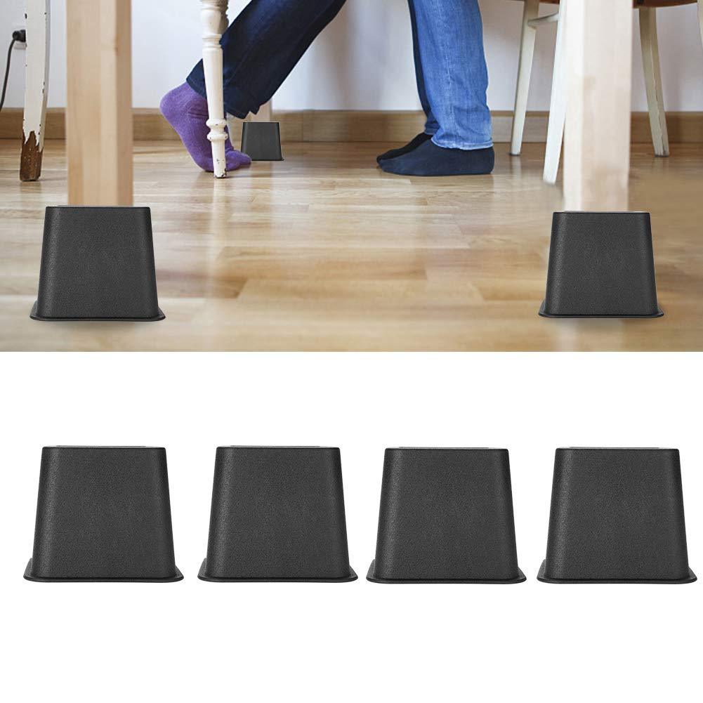 Large slope bottom width sofa feet furniture accessories Square 3 inches high four-piece pad high bed foot pad