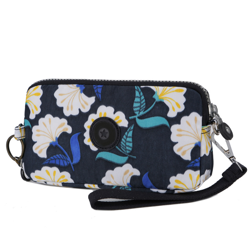 Cross-border Monkey Bag 2024 Spring and Summer New Women's Bag Fashionable Lightweight Nylon Cloth Compact Wallet Clutch Bag Card Bag