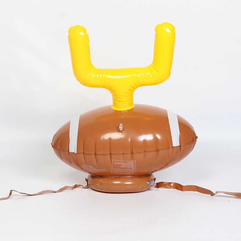 現物はpvc子供用ラグビー帽子のトップリングを提供しています。|undefined
