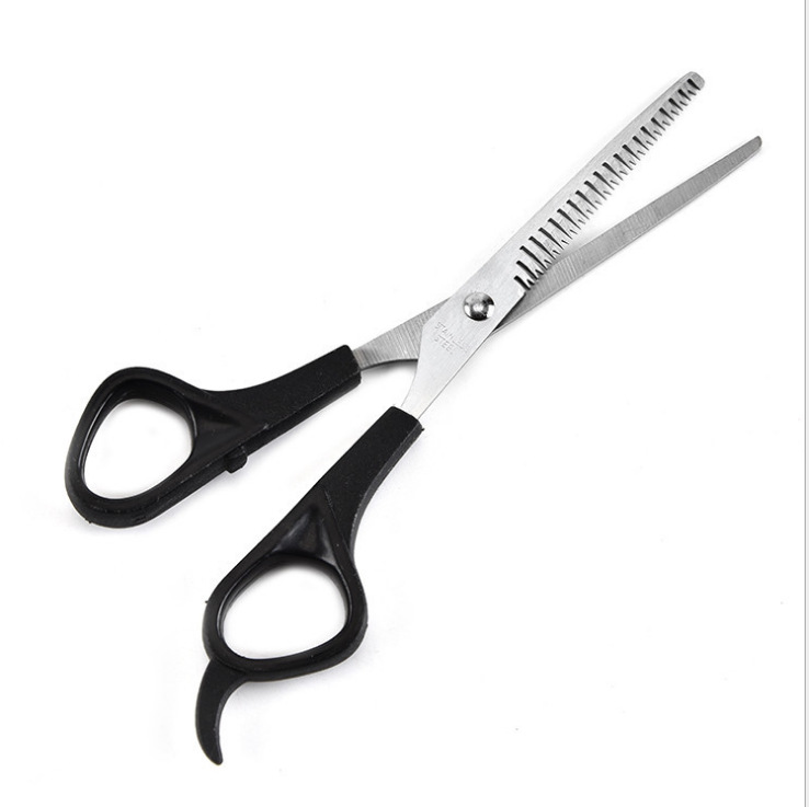 Flat cut tooth scissors combination scissors hair clipper gift scissors hairdressing scissors children's bangs thin scissors set