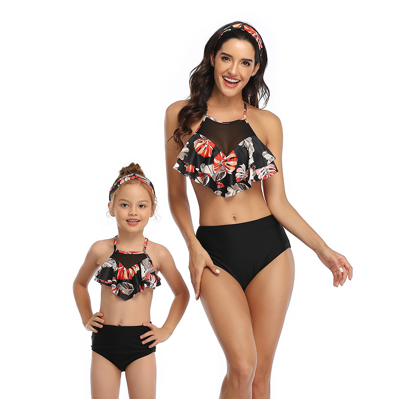 Hi fish 2020 new parent-child swimsuit Amazon bikini manufacturers spot swimwear wholesale