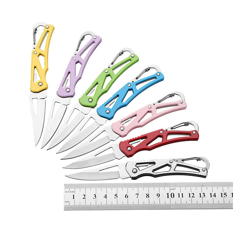 Household small folding knife outdoor small knife mini folding knife stainless steel folding knife multi-functional self-defense fruit knife knife knife