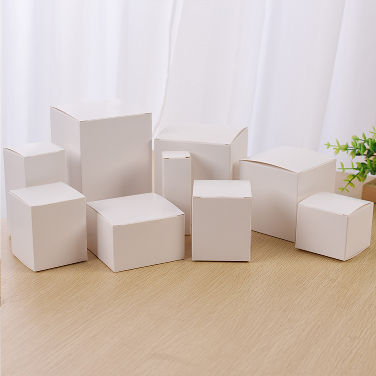 White cardboard box manufacturers spot wholesale White Paper Box general product packaging box small box small white box