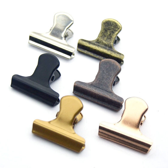 Factory spot supply Nordic simple creative metal coffee bean clip home retro DIY hand account clip