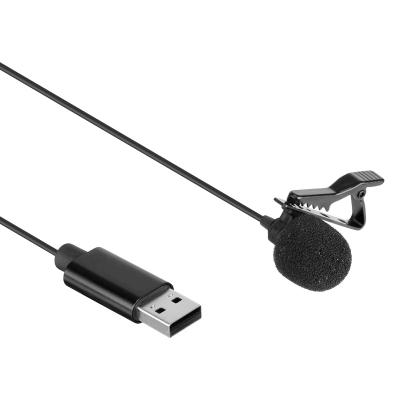 USB microphone laptop desktop computer small microphone conference game voice live mini collar clip microphone