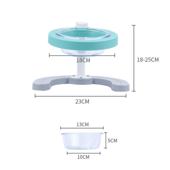 Pet adjustable lifting bowl small dog Teddy non-slip feeder to protect cervical dog bowl manufacturers wholesale