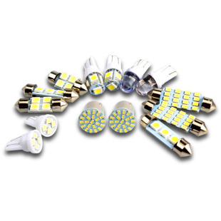 Foreign trade suit car led width light reading light roof light 14pcs T10 5050 5smd double tip