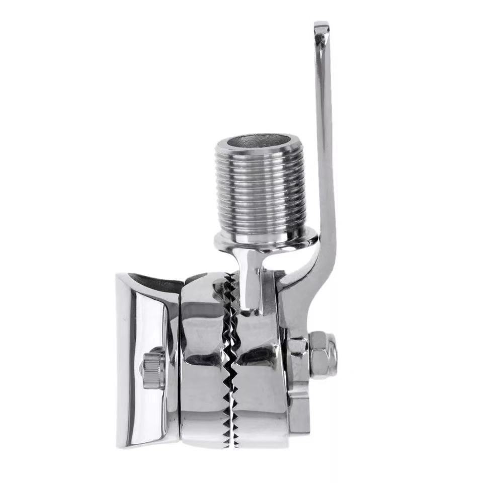 Pipe clamp antenna pedestal 316 stainless steel Marine adjustable antenna pedestal yacht universal base