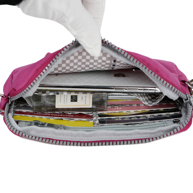 Cross-border Monkey Bag 2024 Spring and Summer New Women's Bag Fashionable Lightweight Nylon Cloth Compact Wallet Clutch Bag Card Bag