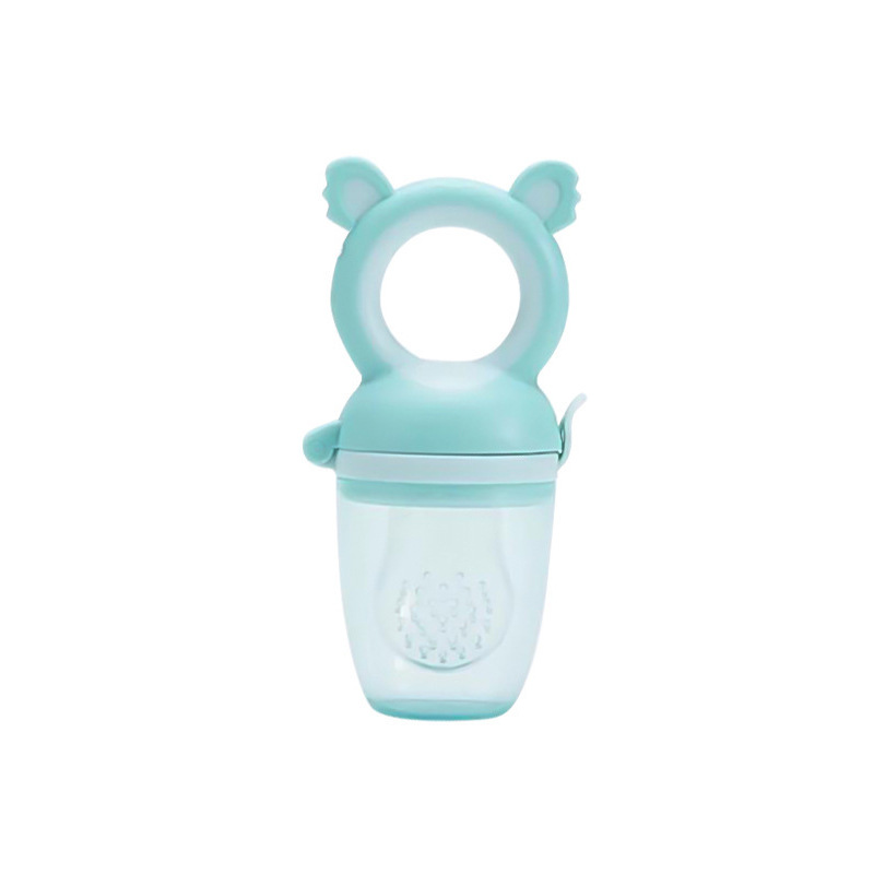 Baby fruit and vegetable koala bite bite music fruit food supplement bite bag silicone mesh bag chewing music pacifier