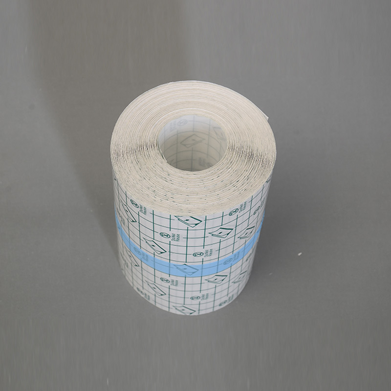 Self-cutting 15cm waterproof PU film plaster breathable transparent plaster cloth plaster three-volt paste blank paste