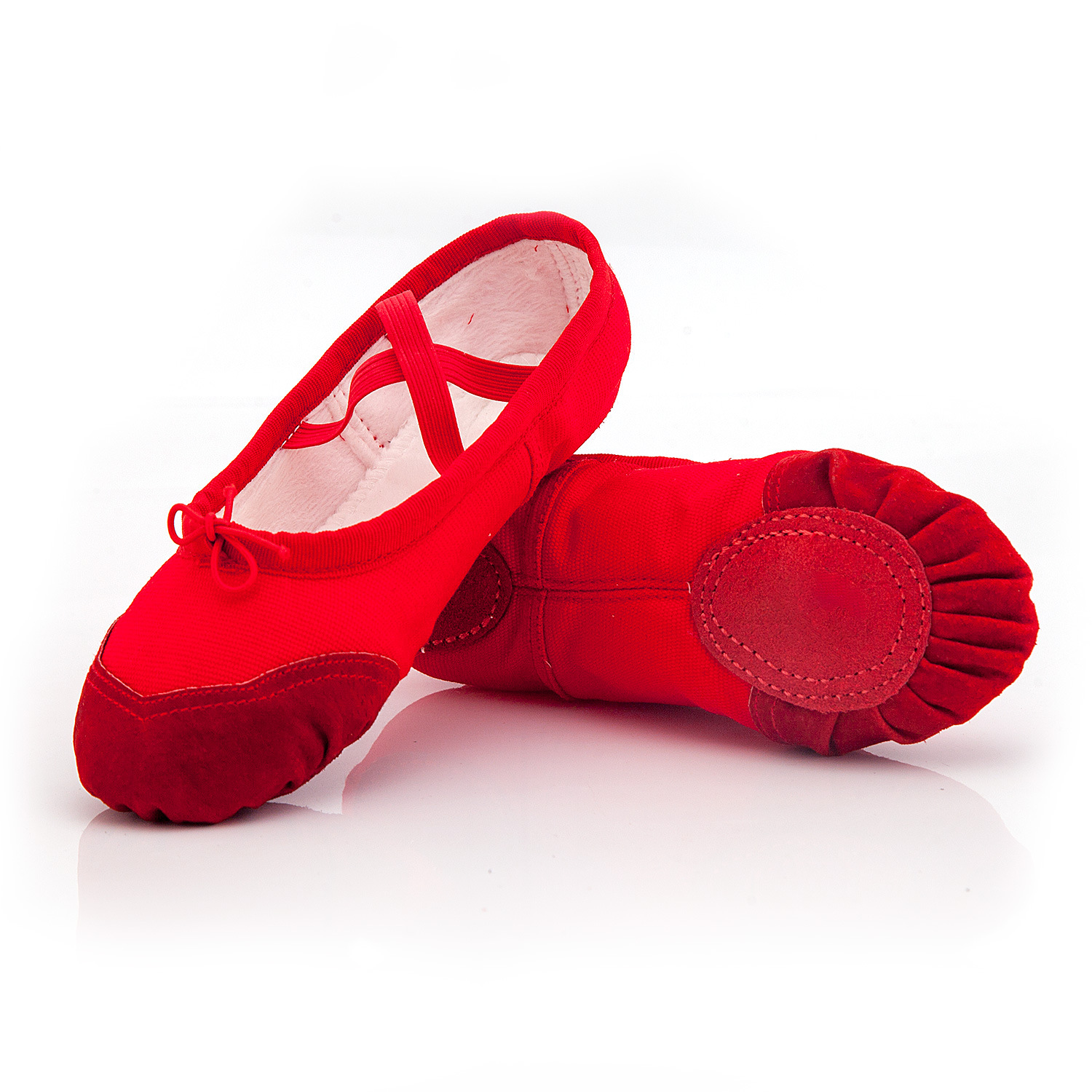 Velvet Dancing Shoes Autumn and Winter Warm Children's Dancing Cat's Claw Shoes Ballet Dance Training Body Soft Sole Yoga Cotton for Men and Women