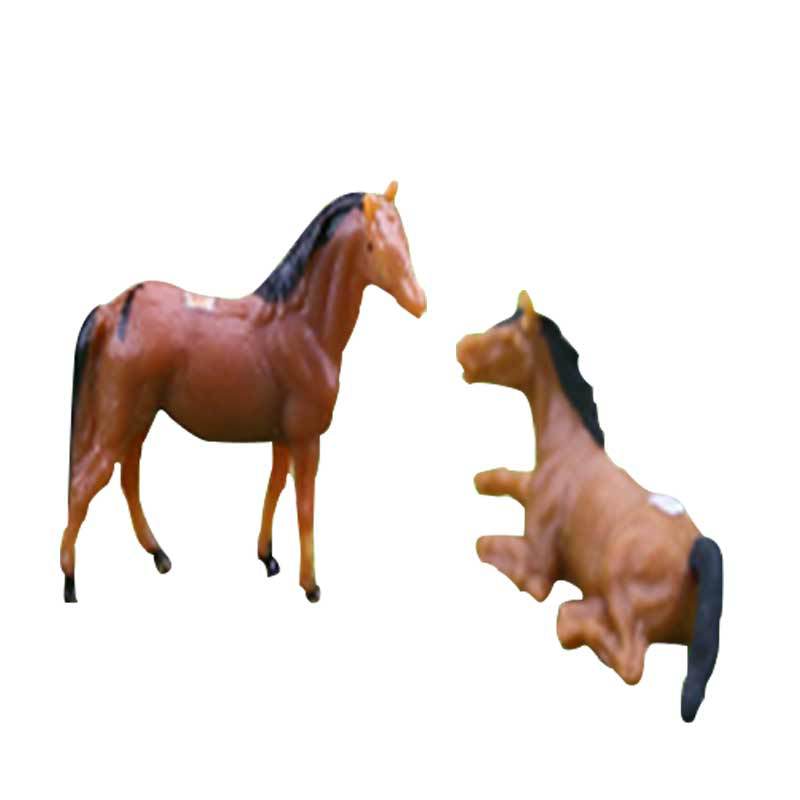 Animal model wholesale color mini horse model sand table material micro landscape crafts ornaments DIY production