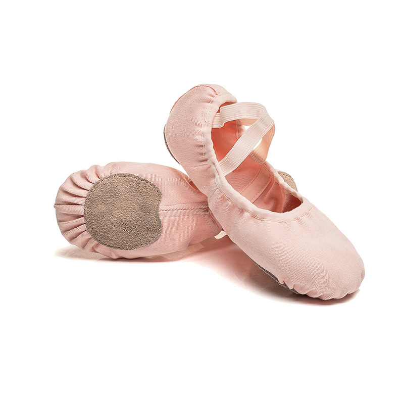 Stretch Cloth Dance Shoes Women's Soft-soled Children's Practising Adult Preschool Instructor Body Art Examination Camel Color Ballet Cat Claw Shoes