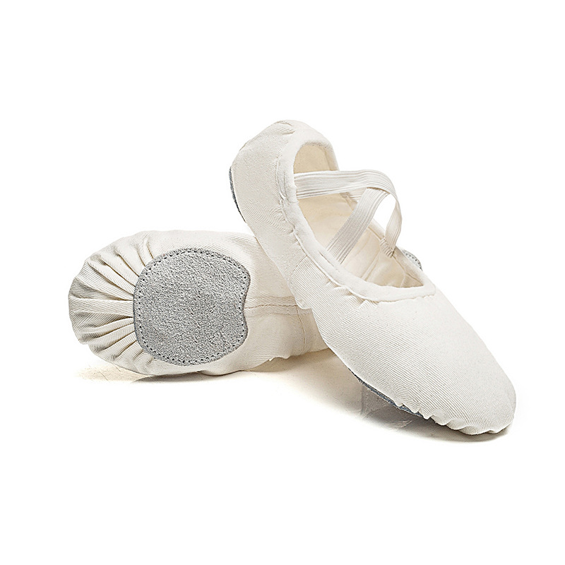 Stretch Cloth Dance Shoes Women's Soft-soled Children's Practising Adult Preschool Instructor Body Art Examination Camel Color Ballet Cat Claw Shoes