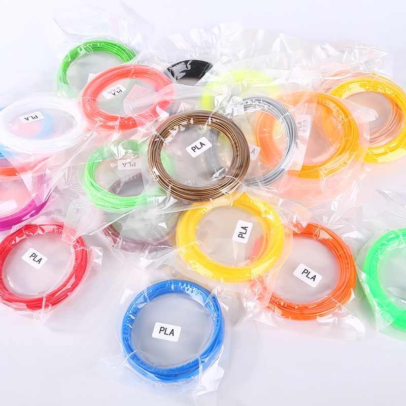 Factory direct selling 3d printing pen consumables material high temperature PLA/low temperature PCL wire 1.75mm5 meters consumables 10 meters