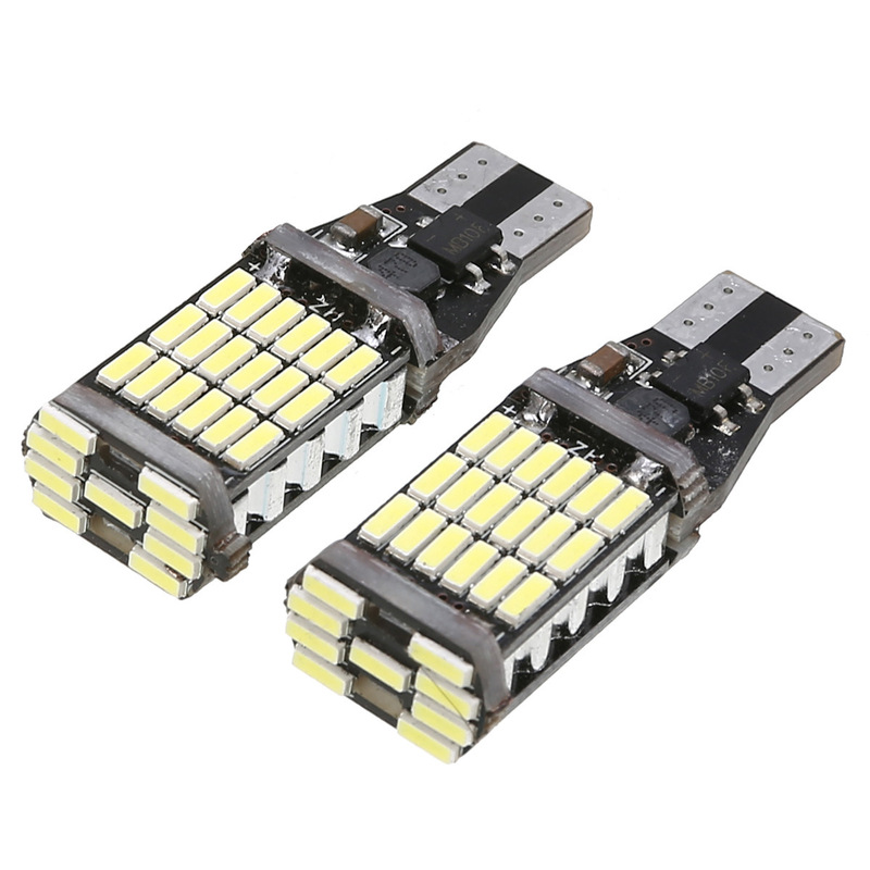 T15 4014 45smd 車のブレーキライトデコード極性高輝度リバースライトターンシグナル Canbus Led|undefined