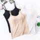 New Style Girls' Vest Solid Color Strapless Sling Vest with Chest Pad Top for Women's Summer Nipping Base Anti-walking Chest Wrapping