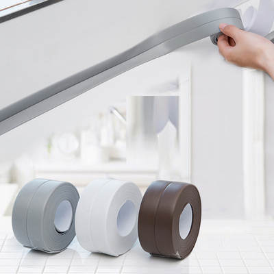 Kitchen mildew tape kitchen self-adhesive joint waterproof sealing strip bathroom toilet gap corner line adhesive strip