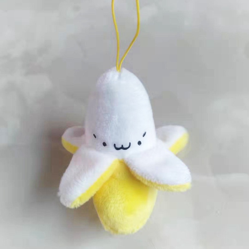 Wholesale fried chicken cute Banana King Banana doll plush toy pendant small banana mobile phone backpack key pendant