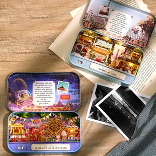 Smart House diy cottage box theater flower room sweet dream Starlight Garden Walk Paris new three miniature scenes