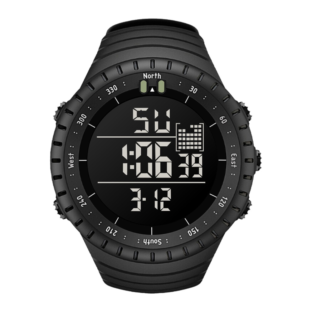 Live business LCD electronic watch children watch student watch diving watch
