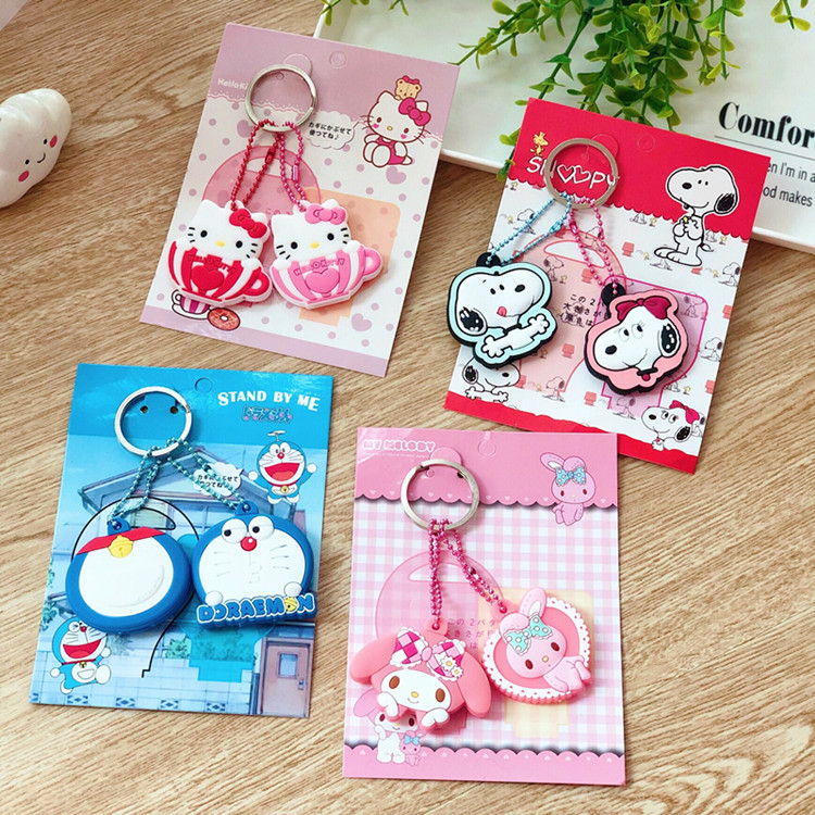 Multi-pattern Cartoon Key Set Corner Bio-melody Stitch Key Set Totoro Pair Key Chain