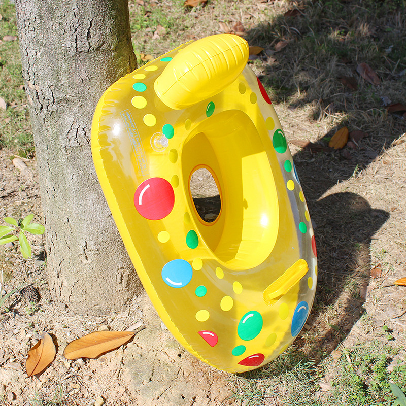 Water inflatable baby yacht water seat boat baby swimming ring children's seat inflatable swimming ring