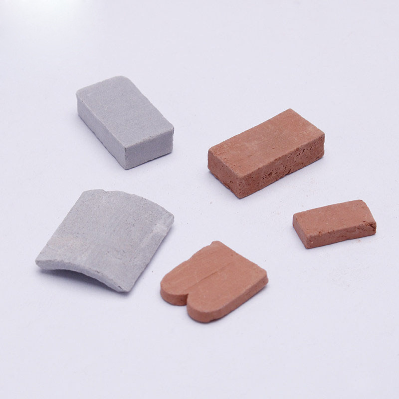 Brick Model Children's Handmade DIY Sand Table Simulation Building Small House Mini Brick Micro Landscape Building Block Toy