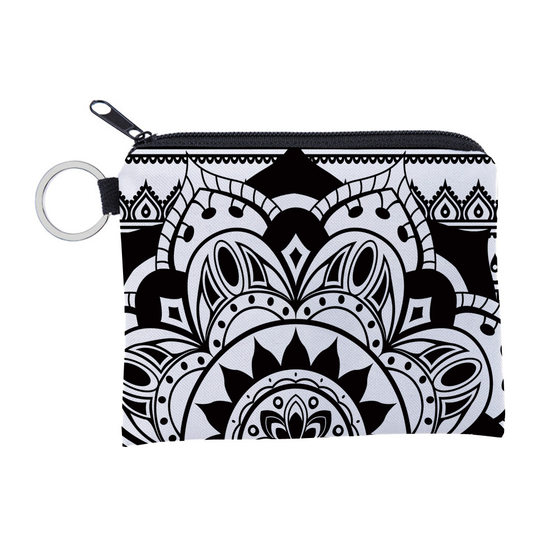 Amazon Explosive Mandala Pattern Coin Purse Water-repellent Storage Small Bag Portable Personalized Card Case Key Case