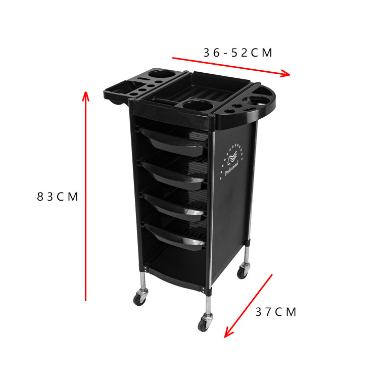 多機能 6 層理髪店ツールカート美容院理髪プッシュカート染色パーマ収納ラック|undefined