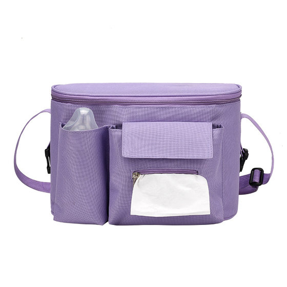 Multi-function Baby Carriage Hanging Bag Trolley Hanging Bag Storage Bag Storage Bag Bottle Bottle Bag Baby Carriage Portable Oxford Bag
