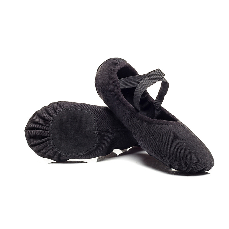 Stretch Cloth Dance Shoes Women's Soft-soled Children's Practising Adult Preschool Instructor Body Art Examination Camel Color Ballet Cat Claw Shoes