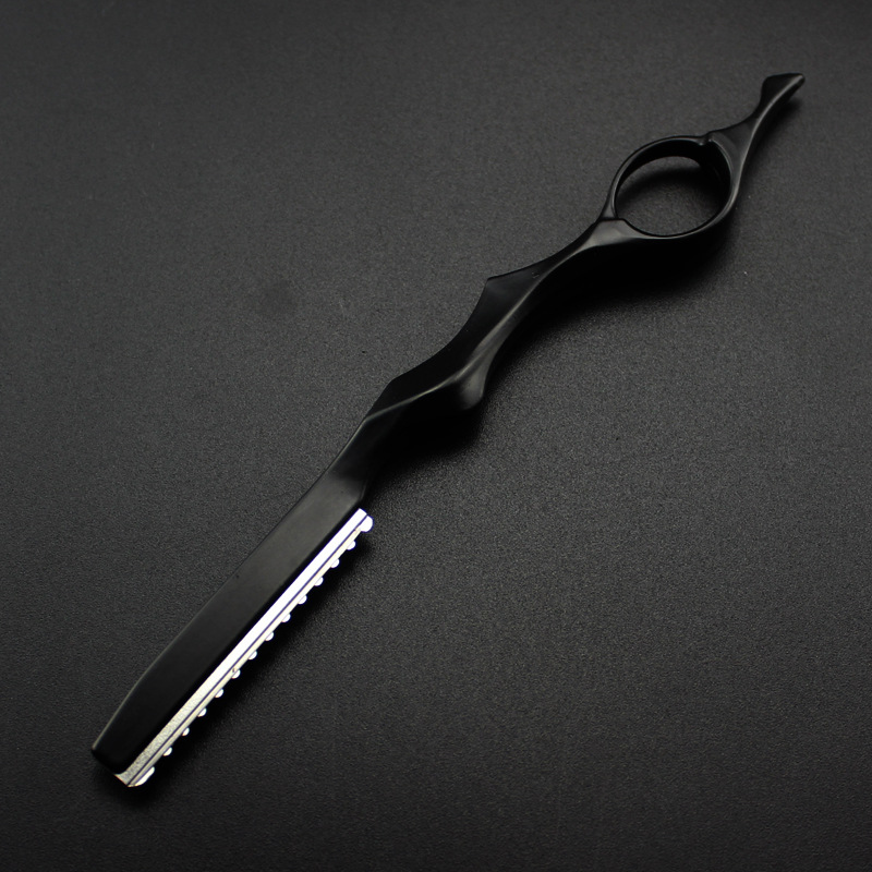 Aviation aluminum material color paint hairdressing thin knife hairdressing knife multi-color optional black gold Blue