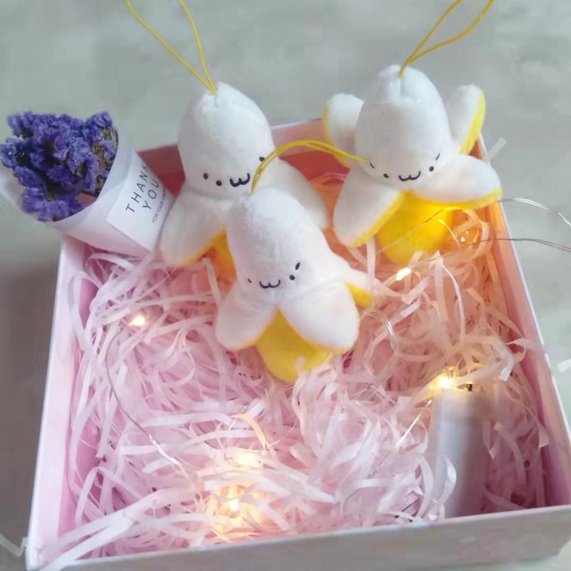 Wholesale fried chicken cute Banana King Banana doll plush toy pendant small banana mobile phone backpack key pendant