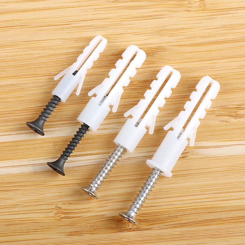 Stainless steel expansion screw Wall cold rolled galvanized expansion screw white plastic expansion pipe factory direct sale