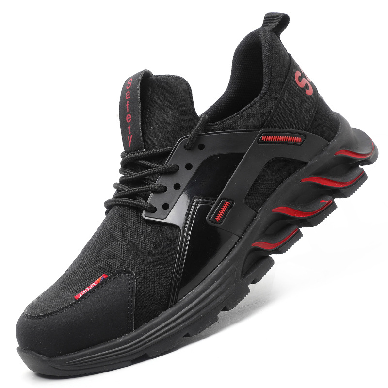 Cross-border Autumn and Winter Anti-smashing and Anti-piercing Labor Protection Shoes Men's Non-slip Acid and Alkali Resistant Safety Shoes Four Seasons Lightweight Breathable Work Shoes