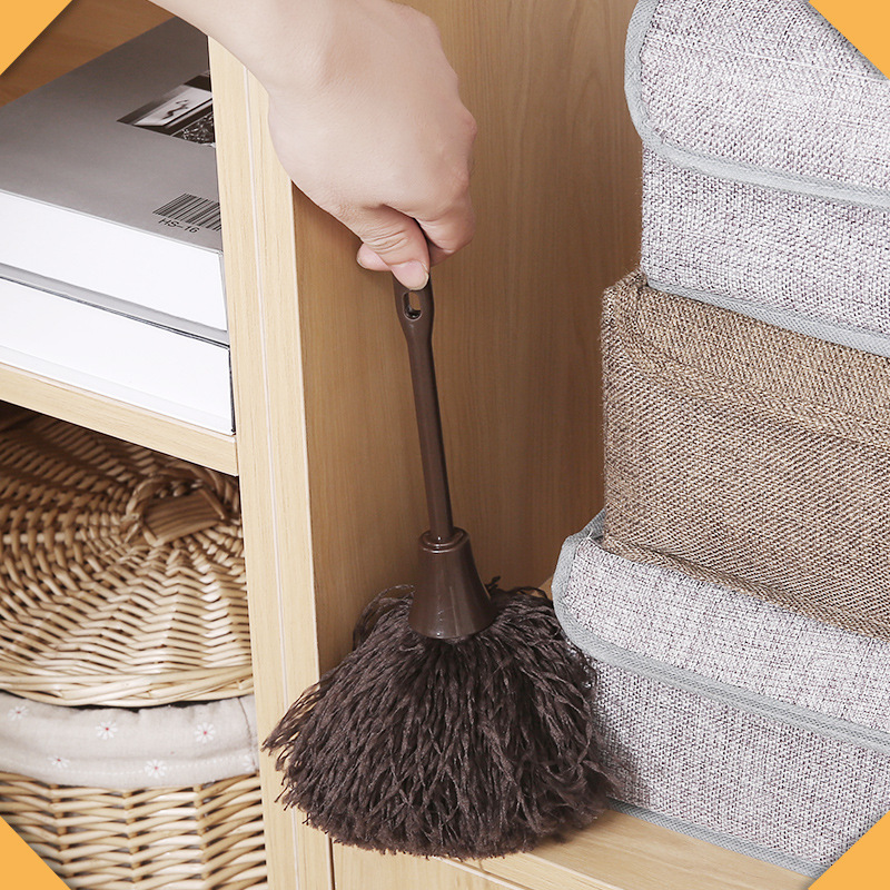 Factory Hot Sale Mini Duster Car Keyboard Desktop Cleaning Brush Household Microfiber Dust Feather Duster