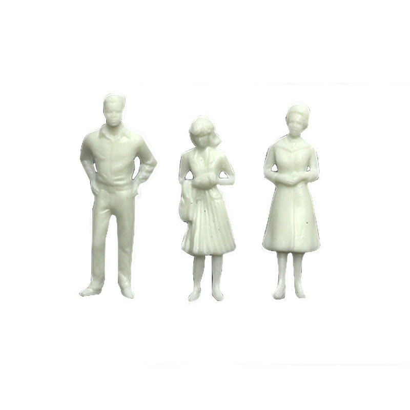 DIY handmade white people wholesale sand table model material not Colored People mini little people Handicraft ornaments
