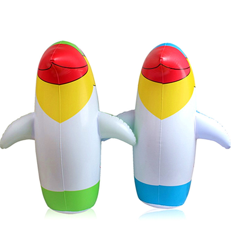Cartoon large 70cm penguin tumbler wholesale children's toys tumbler children's inflatable toy stall selling