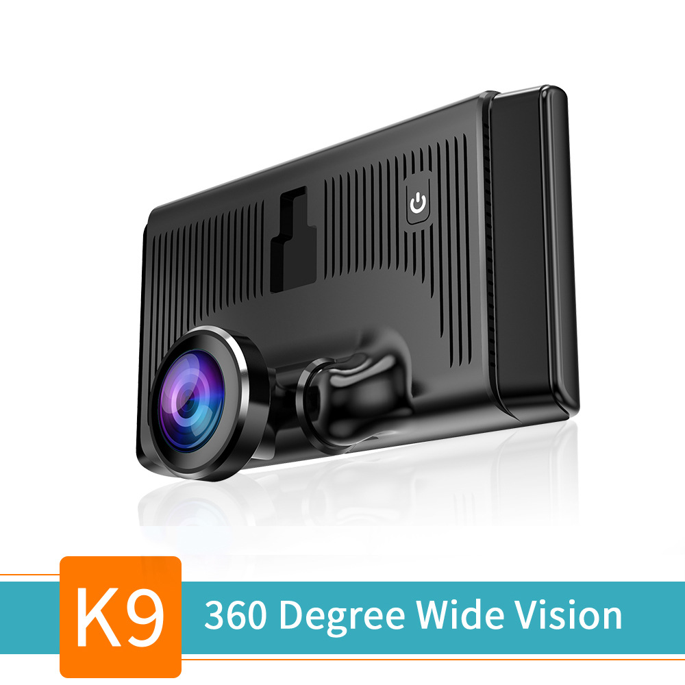60-frame streaming media recorder 12-inch blind spot viewing angle 6 lens 1080P starlight night vision driving recorder