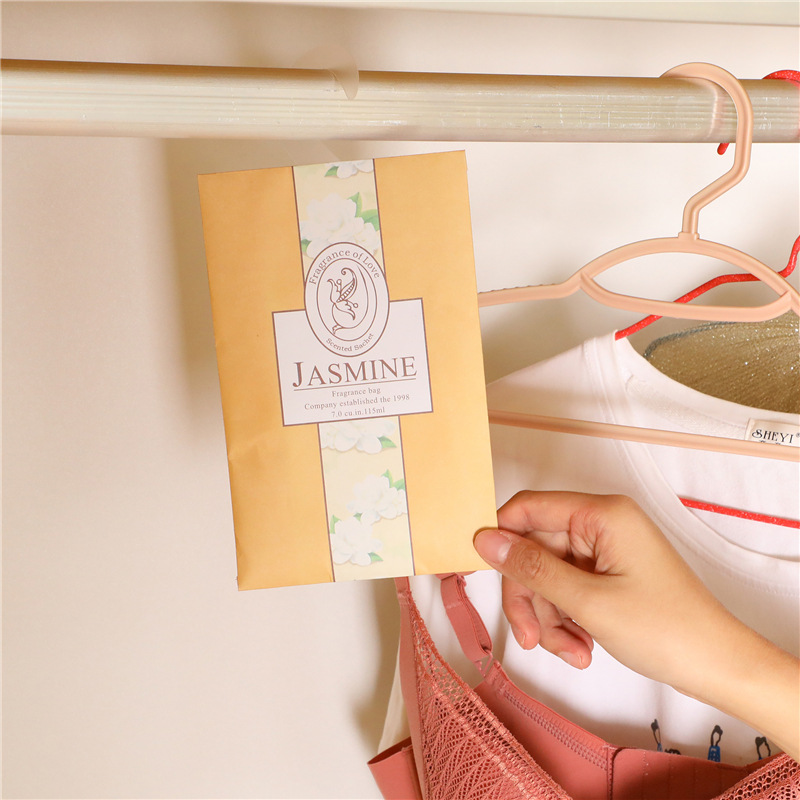 Hangable Fragrance Wardrobe Paper Bag Sachet Indoor Wardrobe Aromatherapy Bag Sachet Car Sachet
