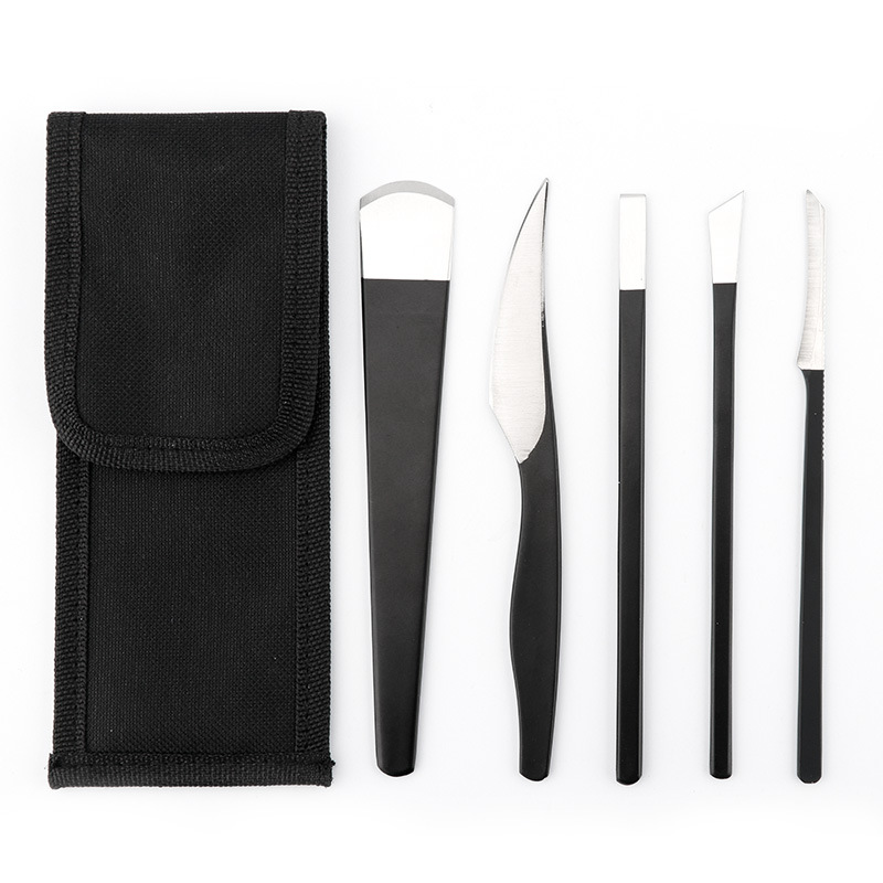 Yangzhou three-knife pedicure knife suit Feng steel pedicure tool nail groove dead skin removing calluses gray nail knife tool