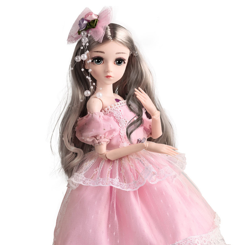 Cross-border AliExpress Sweet Barbie Doll Single Girl Simulation Exquisite Princess Joint 45cm Wholesale