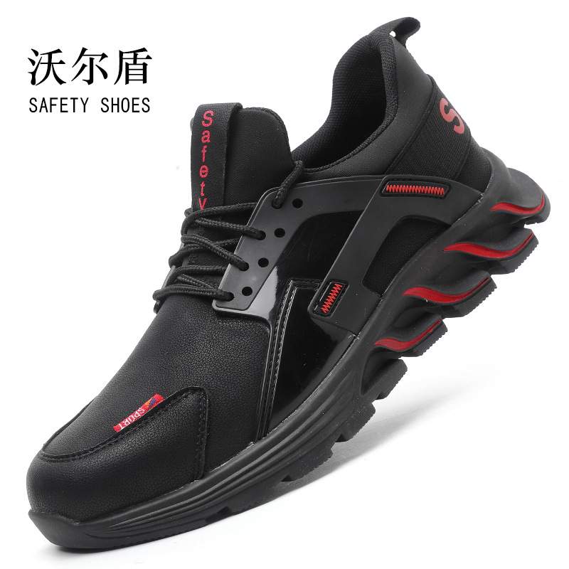 Cross-border Autumn and Winter Anti-smashing and Anti-piercing Labor Protection Shoes Men's Non-slip Acid and Alkali Resistant Safety Shoes Four Seasons Lightweight Breathable Work Shoes
