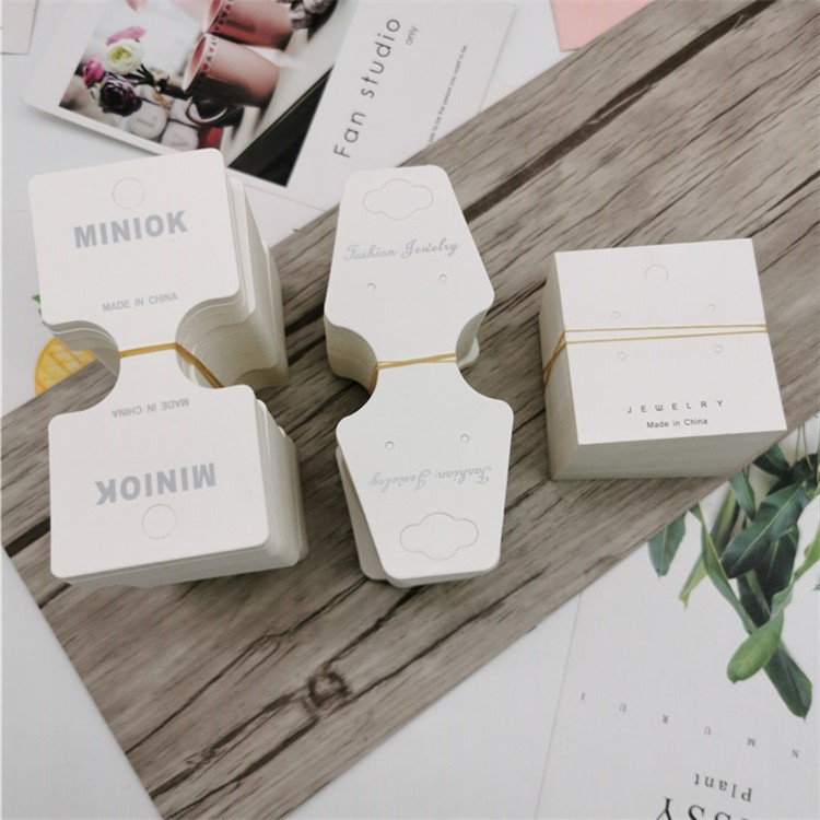 Korean pop accessory paper card packaging headband accessories card paper rubber band headstring hanger