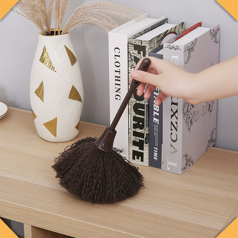 Factory Hot Sale Mini Duster Car Keyboard Desktop Cleaning Brush Household Microfiber Dust Feather Duster
